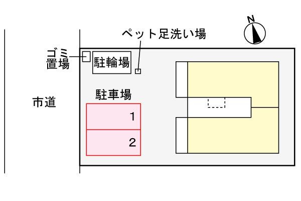 ノアズアークⅡの駐車場