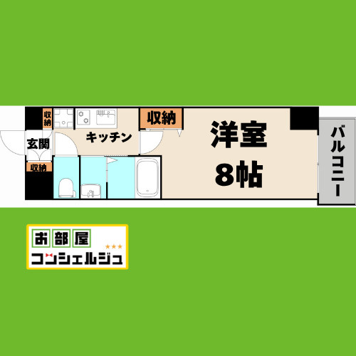 エステムコート名古屋グランツの間取り