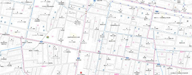 岡山市南区福富西　売地の地図
