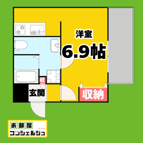 CREA児玉の間取り