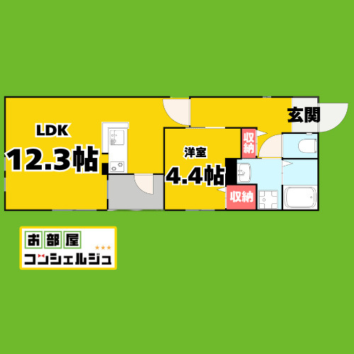 グランレーヴ大曽根の間取り