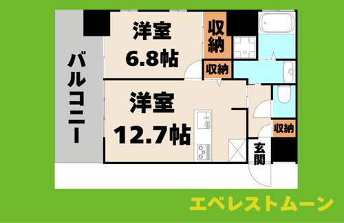 ファーストレジデンス栄の間取り