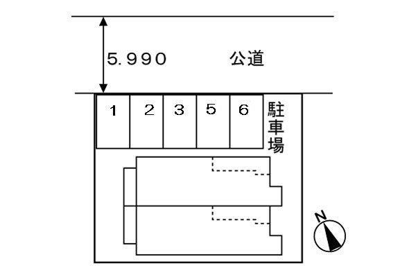 ウィステリア池下の駐車場