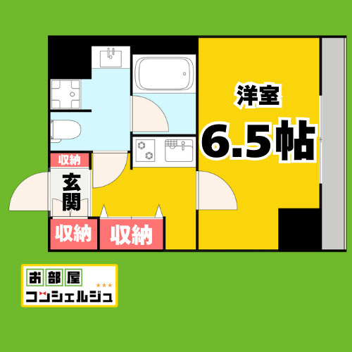 レジディア高岳の間取り