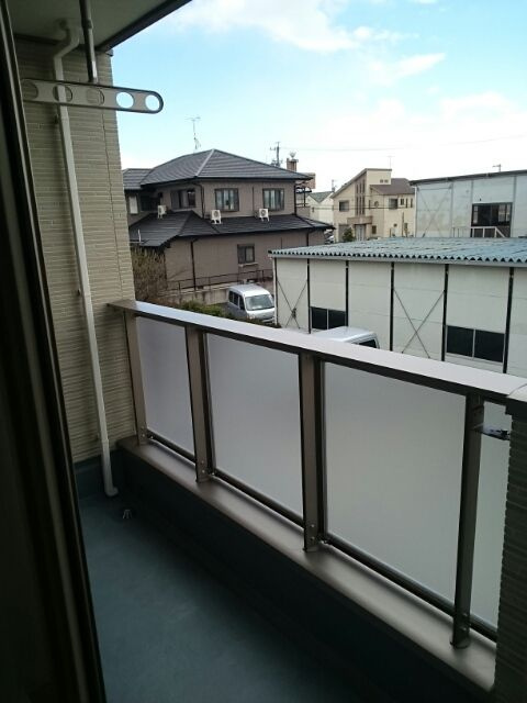 ブラウベルク鳴尾のバルコニー