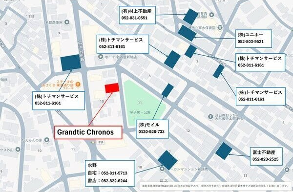 Grandtic Chronosの地図