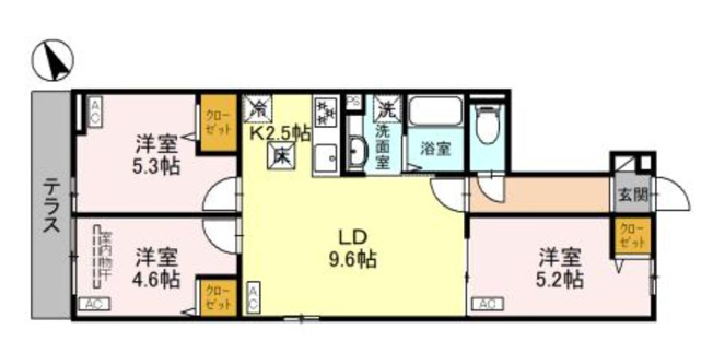 【間取り】 | セレスティア松が丘