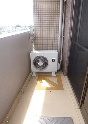 クレスト大善寺のバルコニー|陽当たり良好なバルコニーです♪