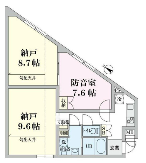 【間取り】 | ラシクラス東高円寺