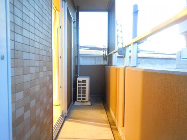 高槻市紺屋町の賃貸マンションのバルコニー