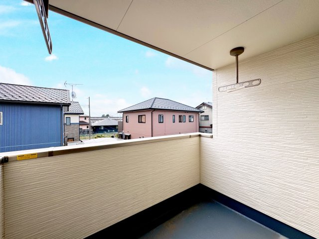 伊勢崎市太田町第8　新築住宅7号棟のバルコニー