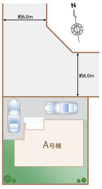 ハートフルタウン宇都宮市御幸ヶ原１０番　新築一戸建ての区画図