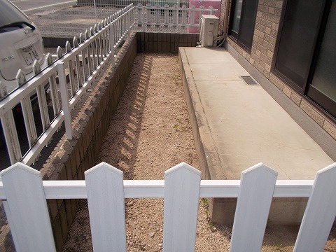 ベルメゾンのバルコニー|専用庭