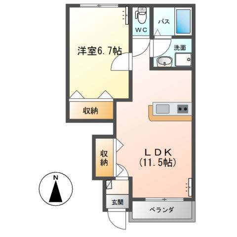 アンダンテの間取り