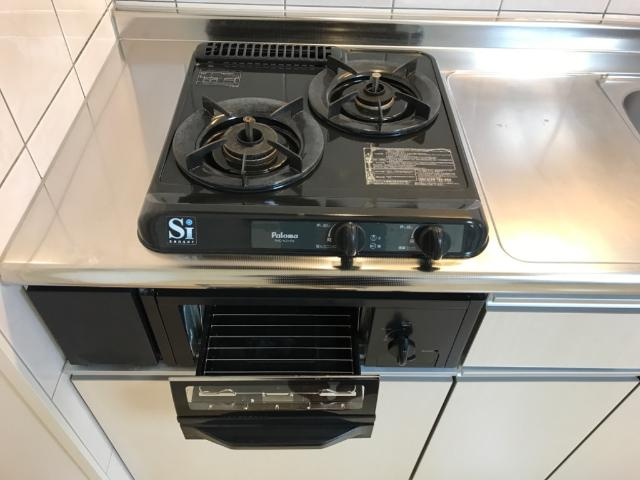 ステイブルハイムのキッチン|ビルトインコンロ2口