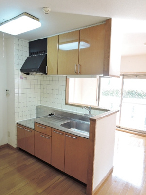 キッチン　ガスコンロ設置可