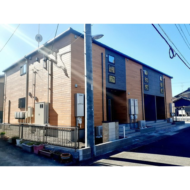 岐阜市琴塚３丁目のアパートの外観