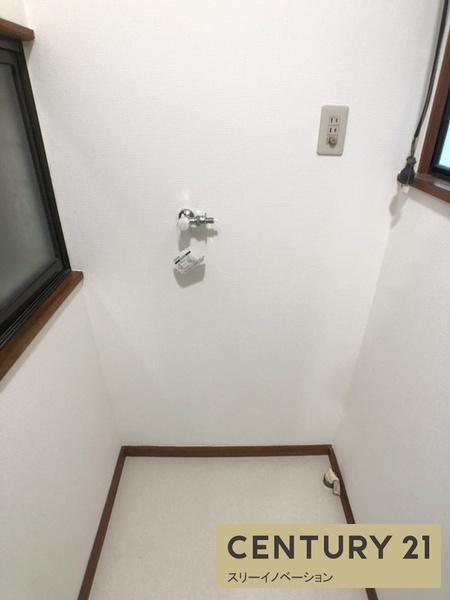 大阪市大正区小林西２丁目の一戸建ての洗面所|洗濯機置場！