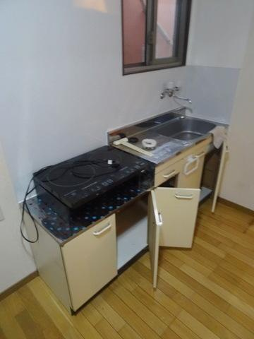 平尾5丁目星々ビルのキッチン|★キレイなシンク★