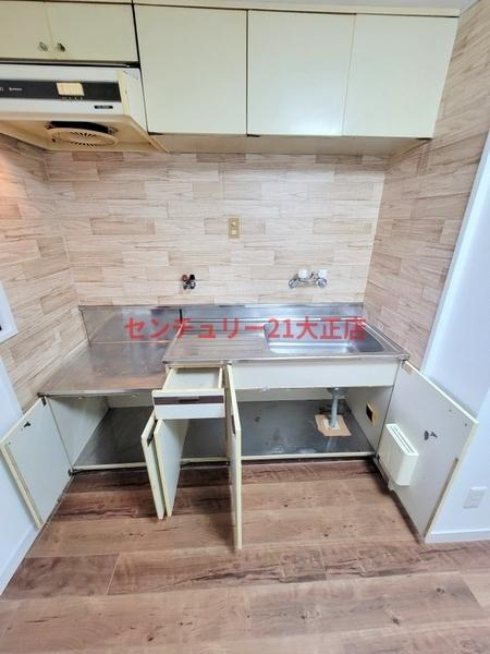 誠幸マンションのキッチン|★キッチン収納★