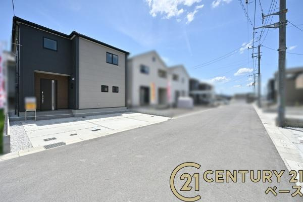 リーブルガーデン西之宮 ２号棟 ／新築一戸建の前面道路含む現地写真|■現地撮影写真■落ち着いた雰囲気の閑静な住宅地内です！