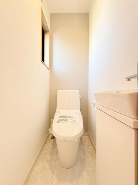 横須賀市ハイランド３丁目の新築一戸建のトイレ|トイレはもちろん１階と２階にあります！