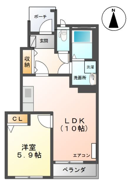 サンコート中島の間取り