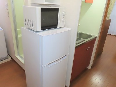 レオパレス藤のその他|電子レンジ、冷蔵庫完備