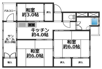 【間取り】 | 五位ノ池北ビル