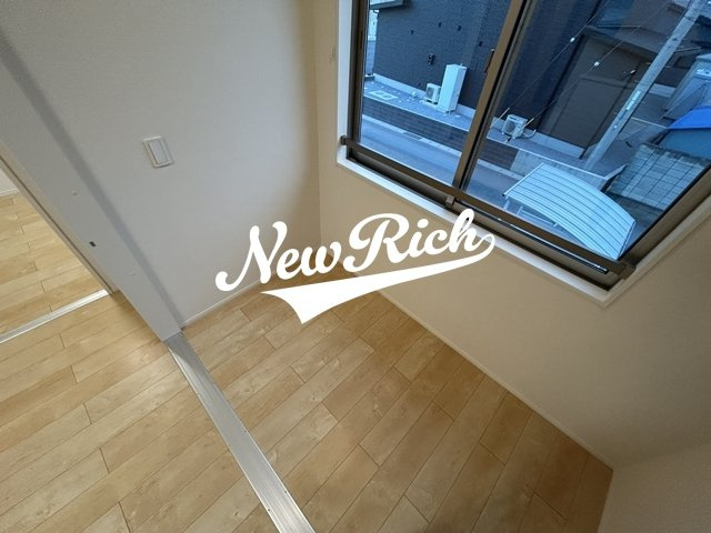 前橋市公田町のアパートのバルコニー