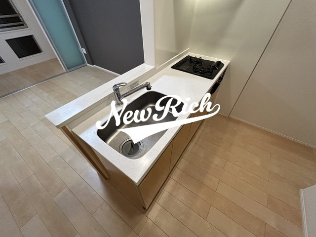 前橋市公田町のアパートのキッチン