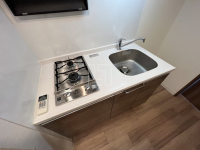 【キッチン】 | プレサンス難波ラフィーネ | プレサンス難波ラフィーネ　２口ガスシステムキッチン