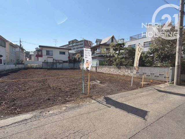 【前面道路含む現地写真】 | 東久留米市金山町2丁目　売地　全2区画　B号区 | 日当たり良好です