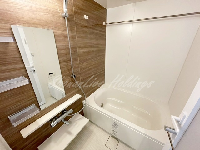 大和市中央林間３丁目の賃貸マンションの浴室|清潔感のあるお風呂です♪