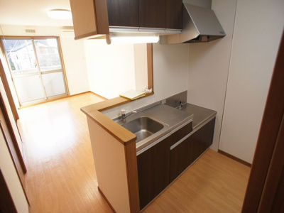 【キッチン】 | プレミール・フォンテーヌⅢ | 会話をしながらお料理できる対面キッチンです♪