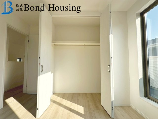 全6区画　2面バルコニー　二見町東二見　B号棟　新築戸建の収納