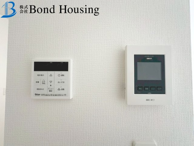 全6区画　2面バルコニー　二見町東二見　B号棟　新築戸建の防犯設備
