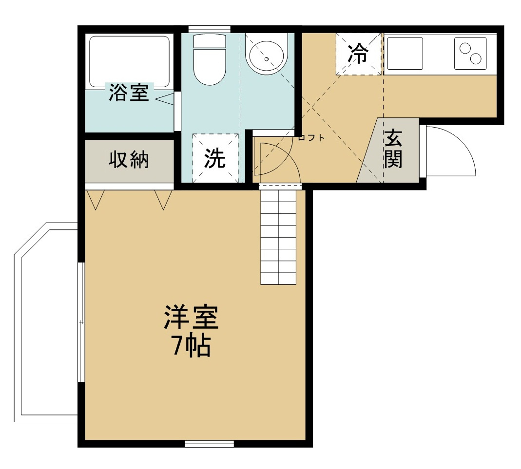 アメリカンリバティー所沢13の間取り