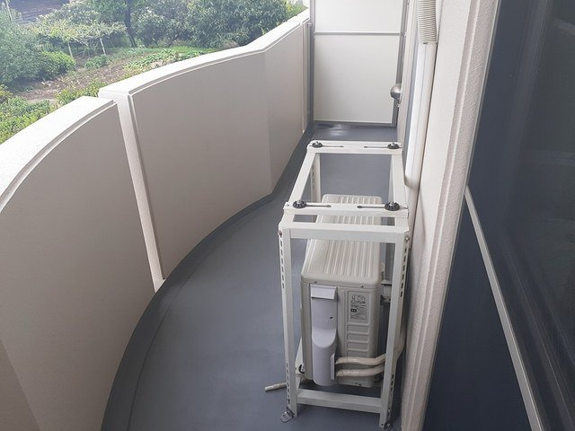 メゾン・ダルカンシールⅡのバルコニー|開放的で明るい空間を演出してくれるバルコニーです