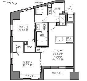 プレサンス本駒込アカデミアの間取り