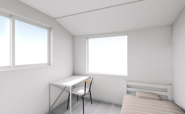 朝霞市本町２丁目　新築戸建の玄関|imageパース