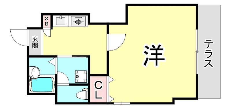 バーンホフ北口の間取り