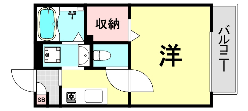 山麓荘の間取り