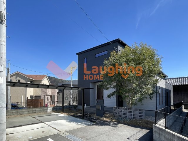 高良内町戸建ての外観|街並みに映える、スタイリッシュなデザイン住宅。