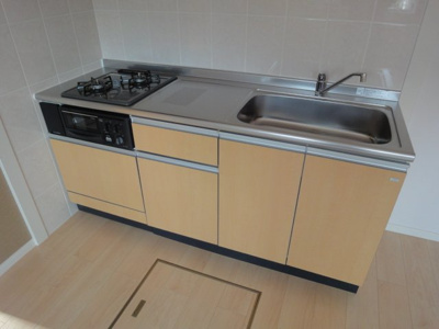 【キッチン】 | リバーサイドＣｏＣｏ | システムキッチン（イメージ）