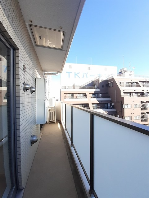 きくやcourt浅草のバルコニー