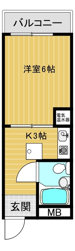 ハイツSea&Seeの間取り