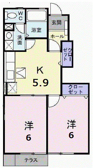 宮北ガーデンハウスの間取り
