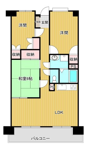 サングレート野中の間取り