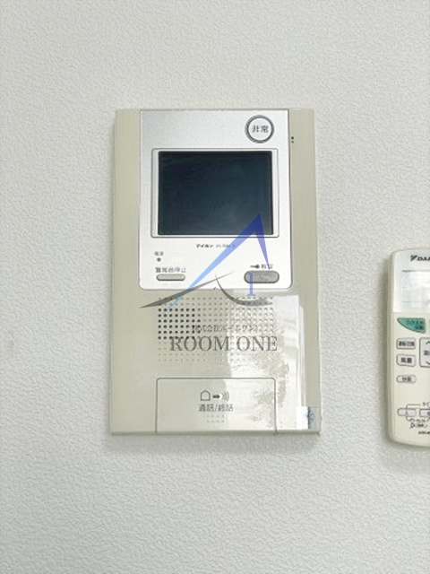 スカイコート品川パークサイドのセキュリティ|モニター付きインターホンです。